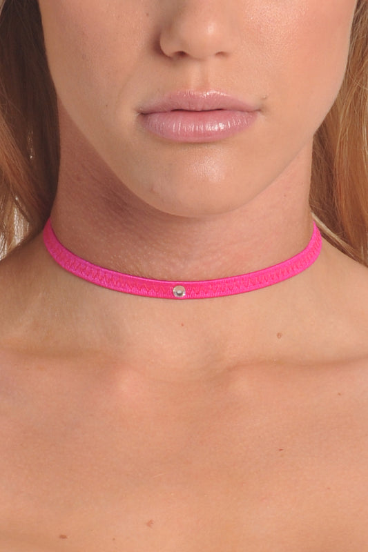 Choker with Center Rhinestone
